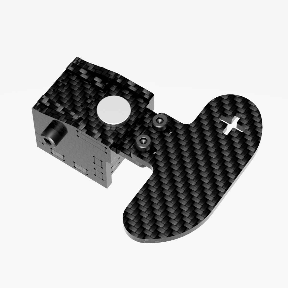 Leva Cambio Sim Racing SIMDID Lato Destro In Fibra Di Carbonio Per Giochi Sim Racing